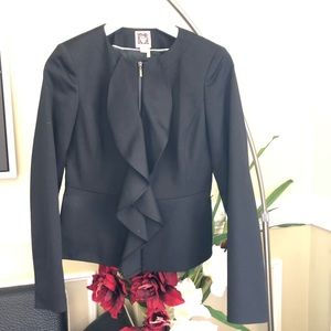 ANNE KLEIN Black Classic Blazer, size 0